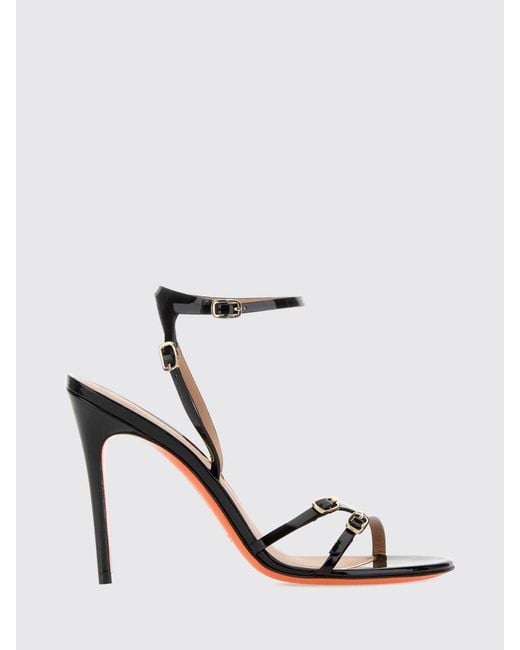 Santoni White High Heel Shoes