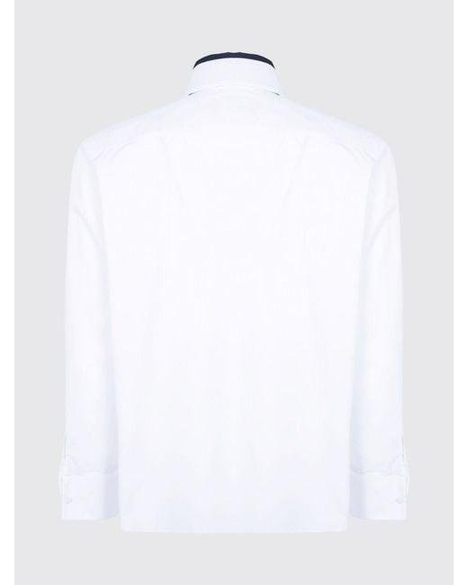 Sacai White Slim Fit Classic Shirt for men