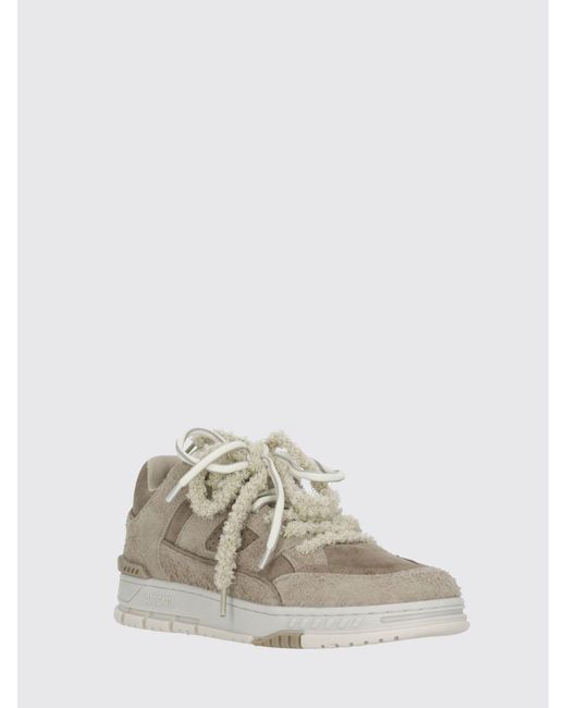 Axel Arigato White Area Lo Label Suede Sneakers for men