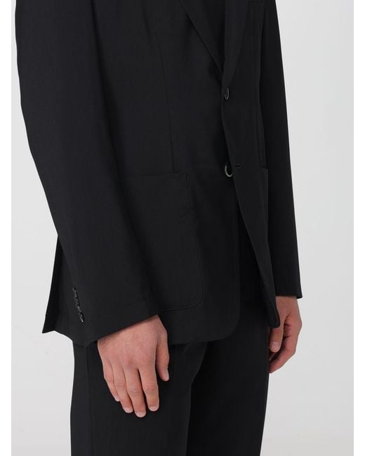 Barena Blue Single-Breasted Virgin Wool Blazer for men