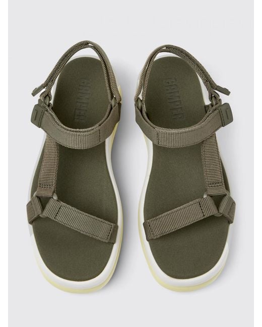 Camper Green Pelotas Platform Sandal
