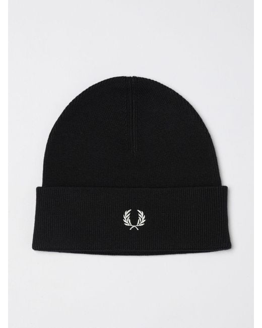 Fred Perry Black Hat for men