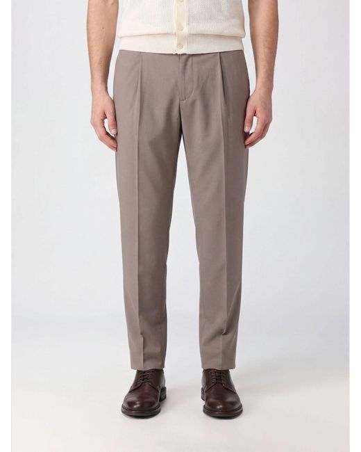 Briglia 1949 Gray Wool And Mohair Trousers for men