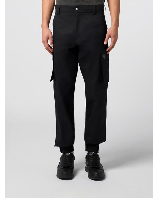 Philipp Plein Black Pants for men