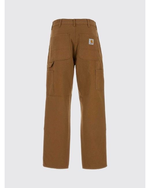 Carhartt Brown Double Knee Trousers for men