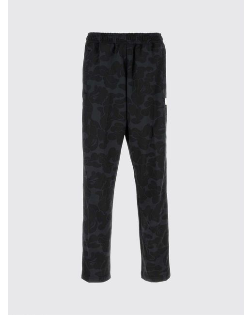 A Bathing Ape Blue Printed Technical Fabric Jogging Trousers for men