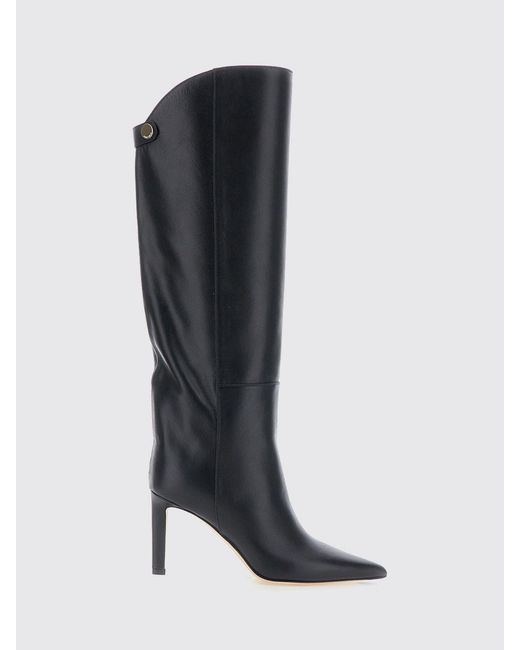 Jimmy Choo Black Flat Ankle Boot