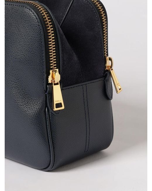 Furla Black Giulia Boston Medium Shoulder Bag