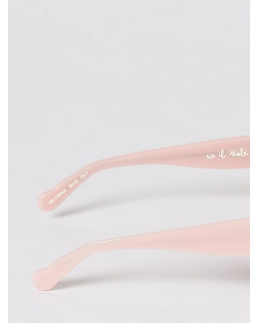 Fiorucci Pink Heart-Shaped Acetate Sunglasses