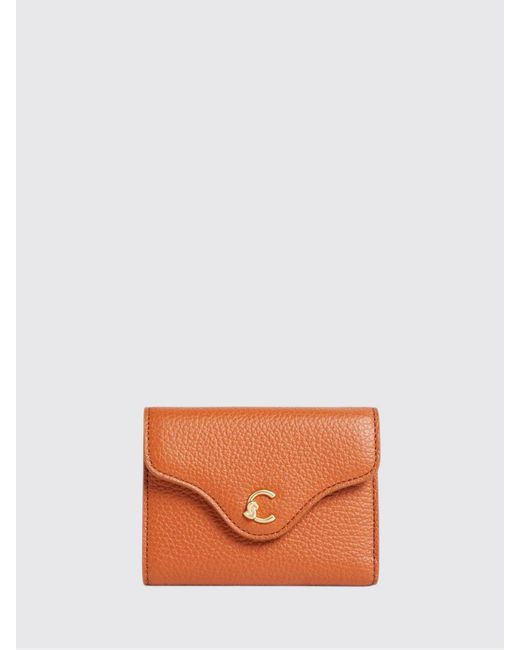 Coccinelle Orange C-Me Grained Leather Wallet