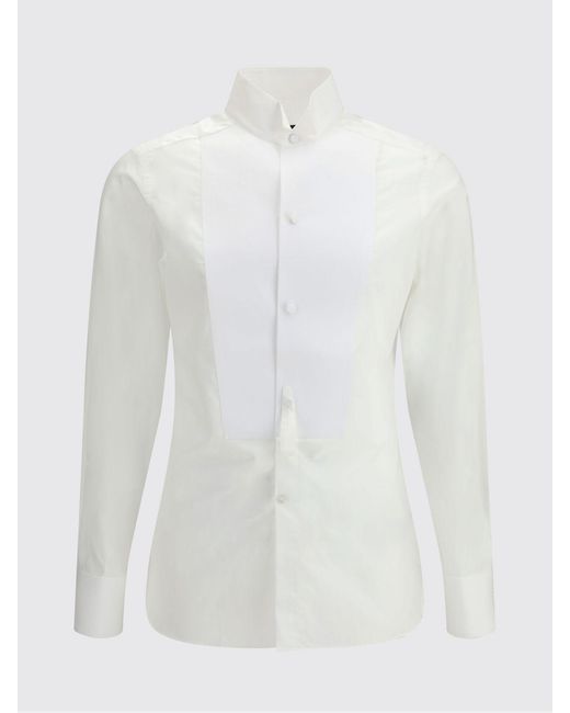 Camicia Classica di Tom Ford in White da Uomo