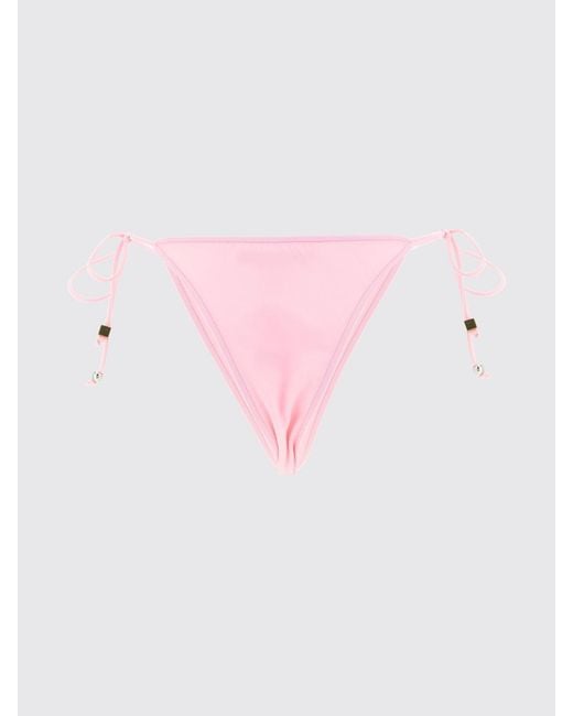 Jacquemus Red Mid-Rise Bikini Bottoms With Adjustable Side Ties