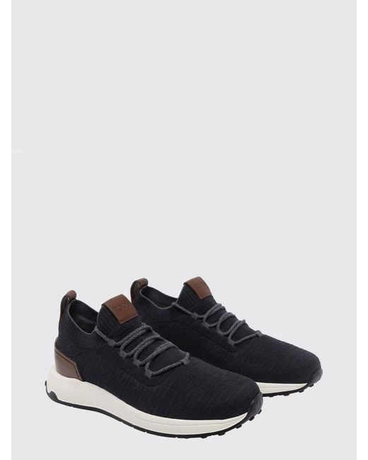 Tod's White Crochet Knit Sneakers for men