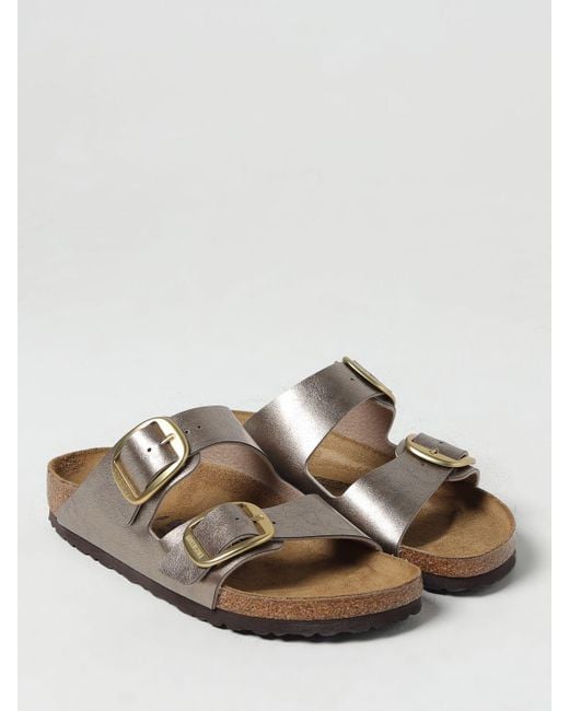 Birkenstock Metallic Flat Sandals