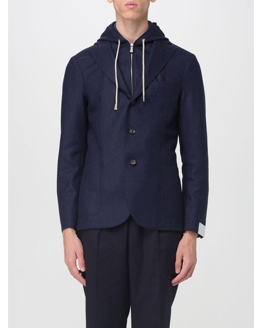 Americana Hombre Eleventy de hombre de color Blue