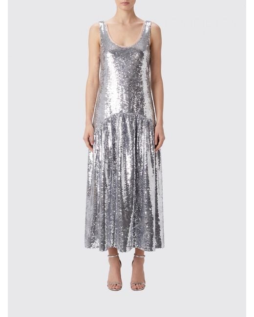 Simone Rocha White Sequin Midi Dress