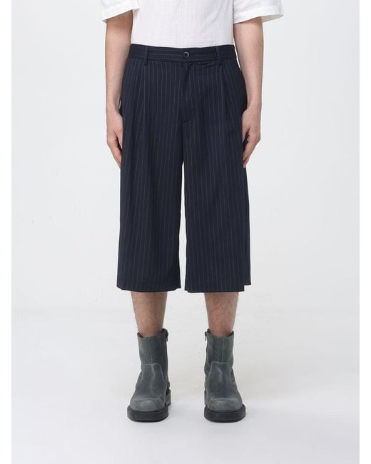 Barena Blue Wool Tailored Shorts for men