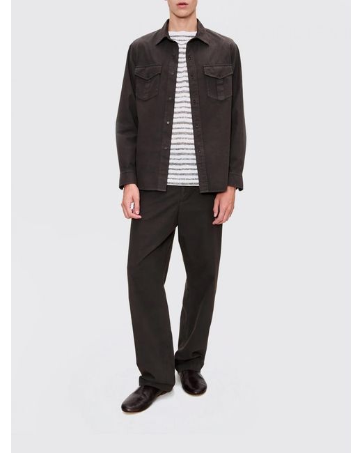 A.P.C. Black Dan Organic Cotton Chino Trousers for men