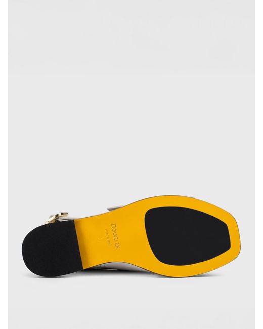 Doucal's White Leather Sandal