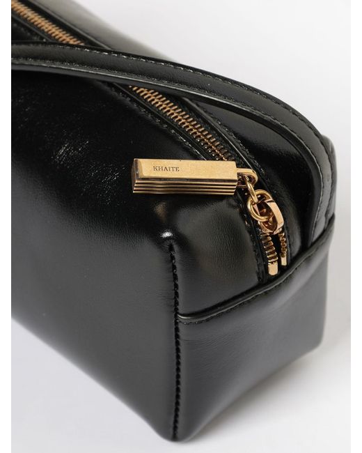 Khaite Black Mini Kye Leather Bag