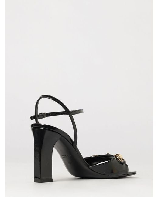 Gucci White Heeled Sandal