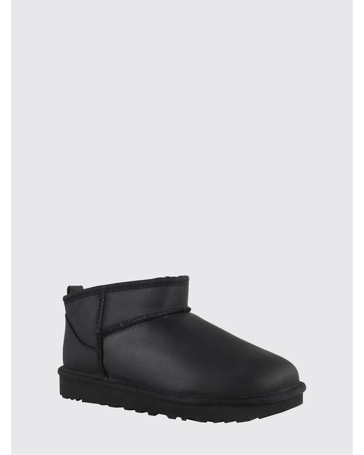 Ugg Black Flat Ankle Boot