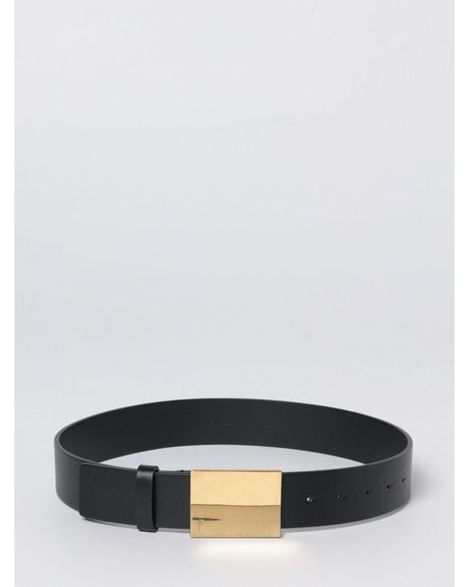 Cinturón De Piel Alberta Ferretti de color Black