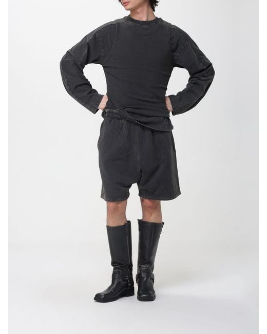 Entire studios Black Cotton T-Shirt for men