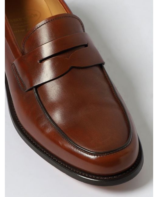 Church's Brown Penny Milford Leather Loafers for men