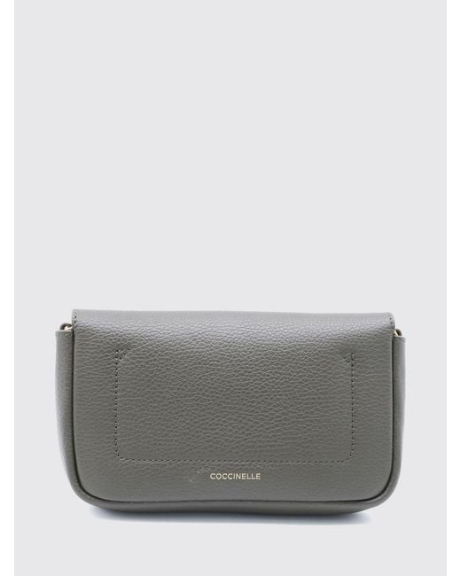 Coccinelle Gray Shoulder Bag