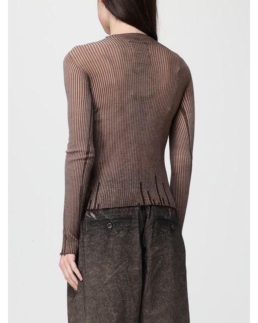 Uma Wang Brown Silk Blend Top