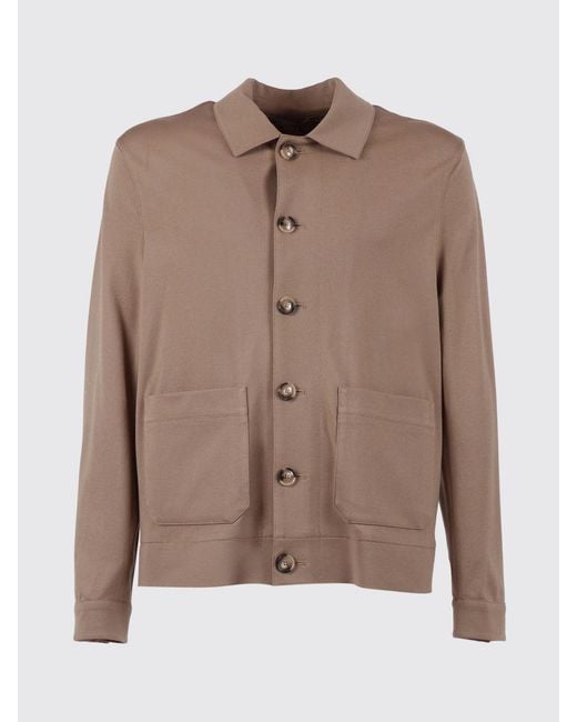Circolo 1901 Brown Cotton Shirt Jacket for men