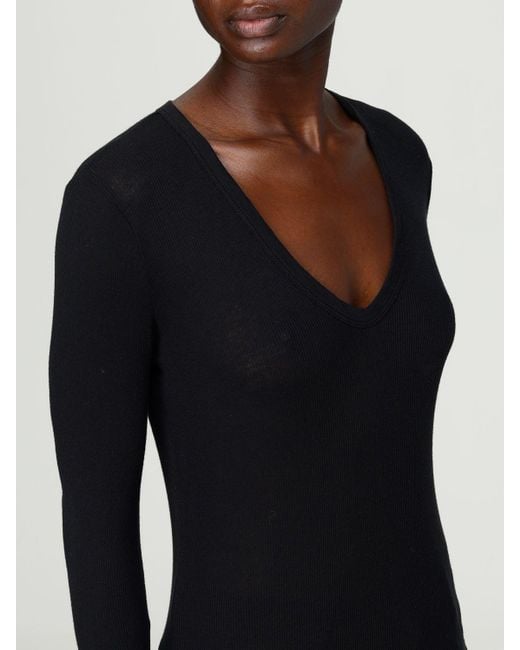 Maglia A V di James Perse in Black