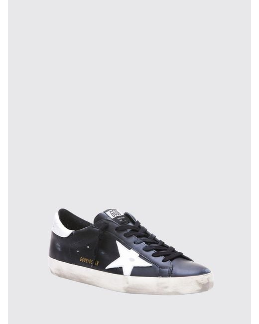 Golden Goose Deluxe Brand White Super-Star Used Leather Sneakers for men