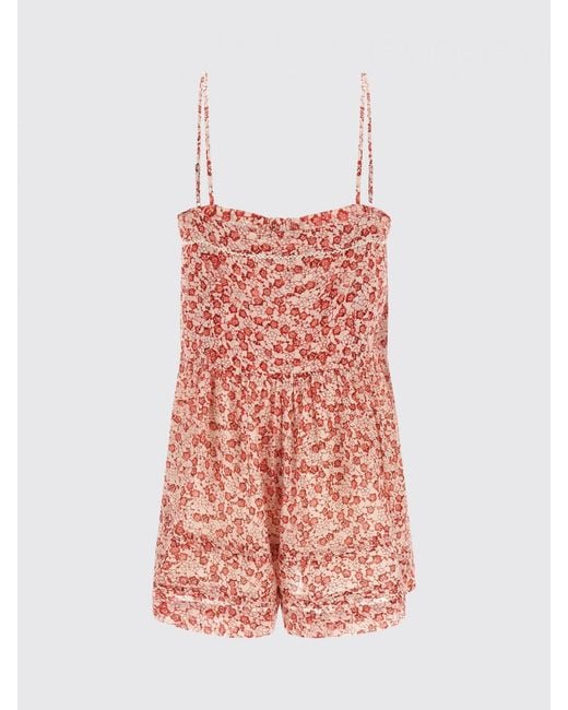 Mono De Algodón Estampado Isabel Marant de color Red