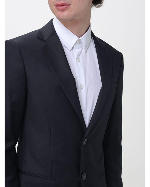 Giorgio Armani Blue Cashmere And Wool Suit for men