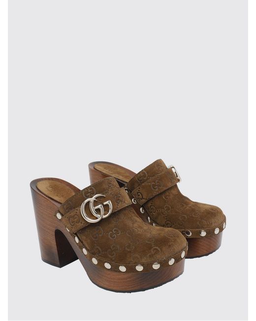 Gucci Brown High Heel Shoes