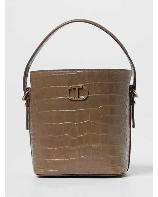 Twinset Brown Shoulder Bag