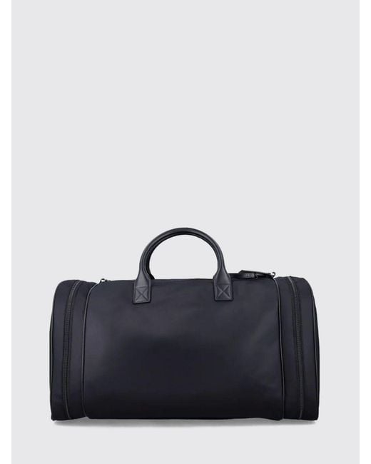 Emporio Armani Blue Asv Large Nylon Travel Bag for men