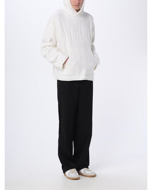 MM6 by Maison Margiela White Sweatshirt for men