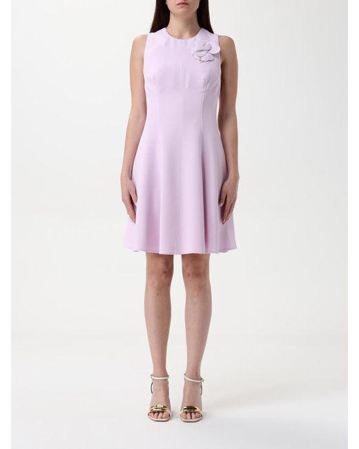 Abito Basic di Elisabetta Franchi in Pink