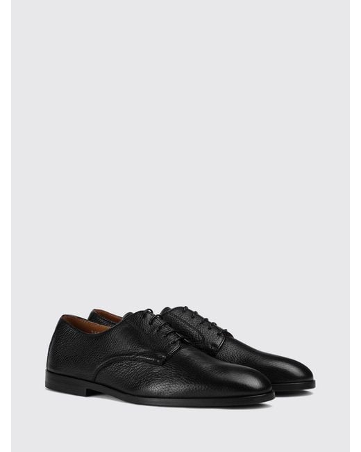 Doucal's Black Brogue Shoes for men