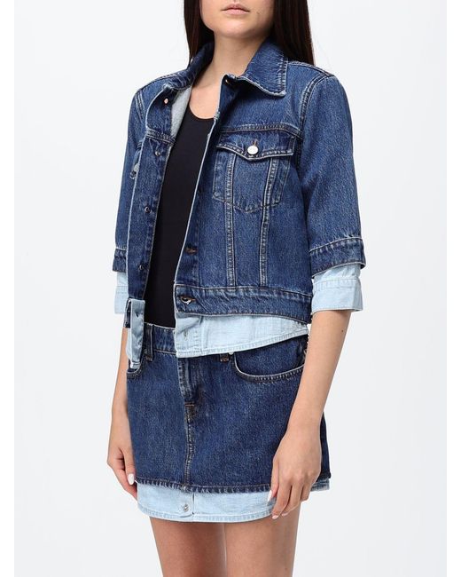 7 For All Mankind Blue Jacket