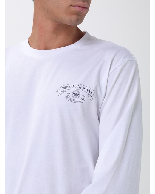 Emporio Armani White Polo Shirt for men