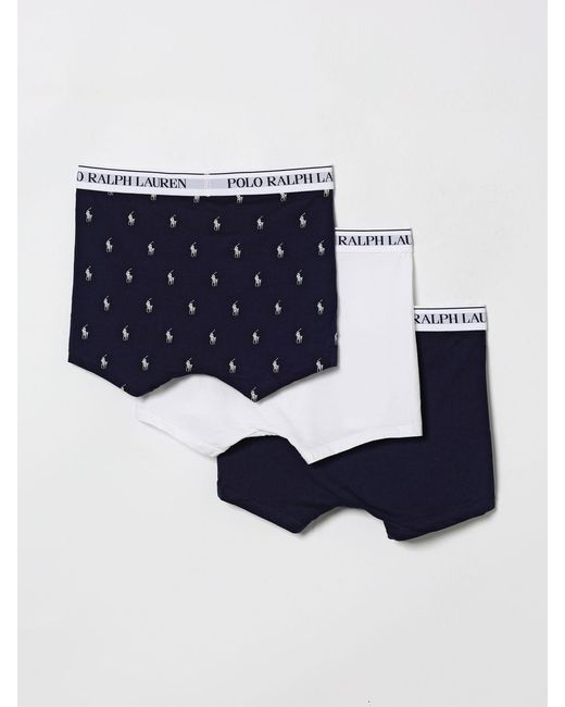 Polo Ralph Lauren Blue Set Of 3 Boxer Briefs for men