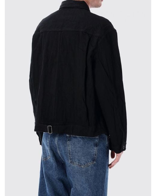 Studio Nicholson Black Cotton Denim Jacket for men
