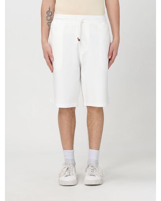 Brunello Cucinelli White Short for men