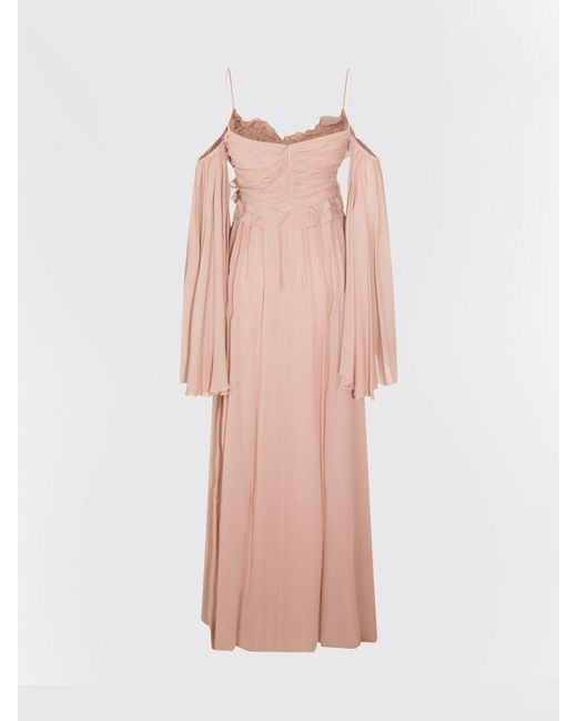 Blumarine Pink Long Dress