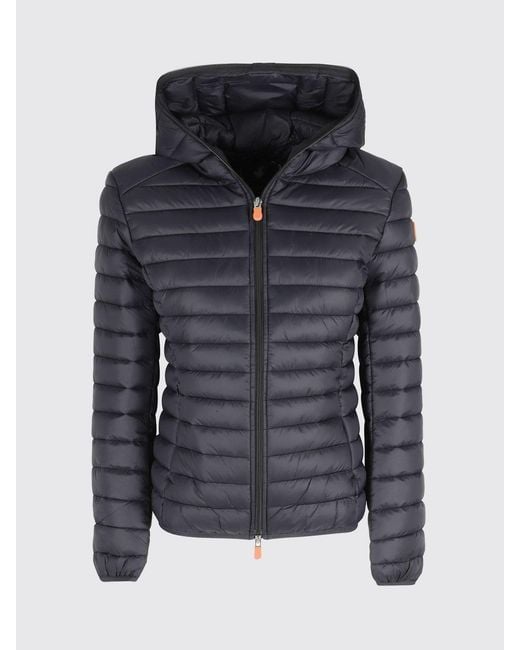 Save The Duck Blue Daisy Nylon Down Jacket