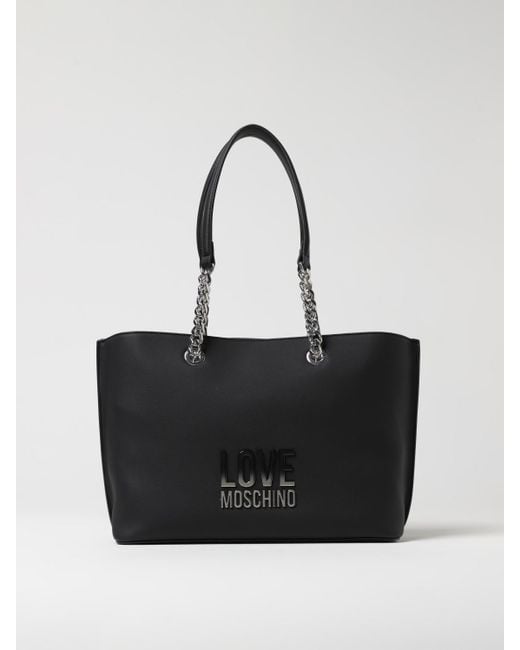 Love Moschino Black Handtasche Damen